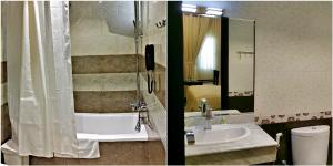 Bilik mandi di Remas Hotel Suites - Al Khoudh, Seeb, Muscat
