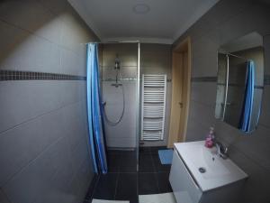 Koupelna v ubytování Mandula Apartmanok