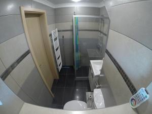 Koupelna v ubytování Mandula Apartmanok