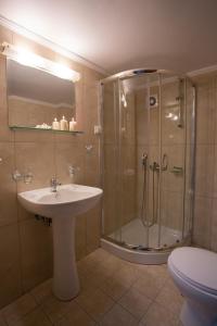 Phòng tắm tại Theofilos City Hotel