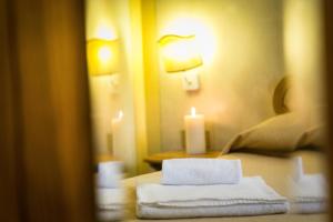 Posteľ alebo postele v izbe v ubytovaní Hotel Posta R.T.A.