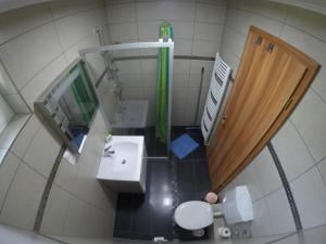 Koupelna v ubytování Mandula Apartmanok