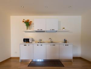 A kitchen or kitchenette at Residence Cà Beregana