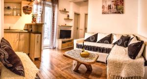 Prostor za sedenje u objektu Apartments Kula