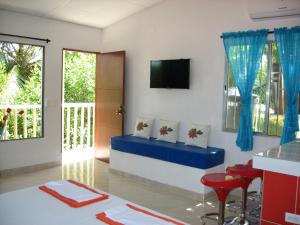 Cabanas Recreaciones的电视和/或娱乐中心