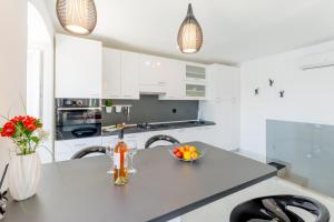 Kuchyň nebo kuchyňský kout v ubytování Apartment Barbara