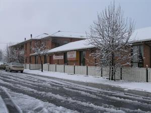 Snowgate Motel + Apartments during the winter