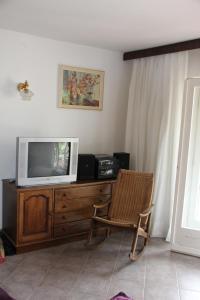 Televízia a/alebo spoločenská miestnosť v ubytovaní Holiday Home Luznar