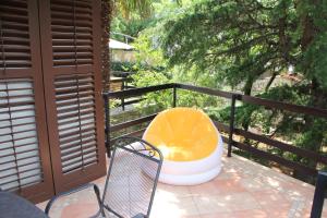 Balkón alebo terasa v ubytovaní Holiday Home Luznar