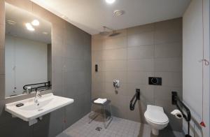 Koupelna v ubytování Hotel Rossi