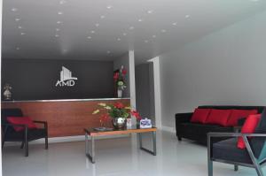 Χώρος καθιστικού στο AMD Hotel