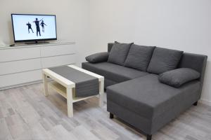 Μια τηλεόραση ή/και κέντρο ψυχαγωγίας στο Apartament A4 Szczytnica