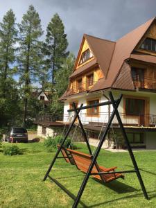 Vonkajšia záhrada v ubytovaní Nosalove Apartamenty