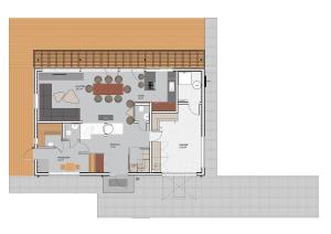 Půdorys ubytování Villa Saskia