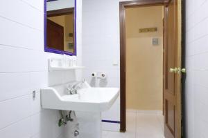Koupelna v ubytování Hostal Victoria