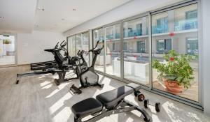 Het fitnesscentrum en/of fitnessfaciliteiten van Hotel Moré
