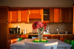 A kitchen or kitchenette at Il Nido del Gabbiano