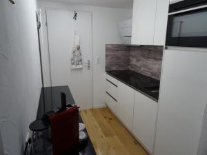 Kuchyň nebo kuchyňský kout v ubytování Laax-Relax