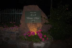 Zahrada ubytování B&B Donna Maja