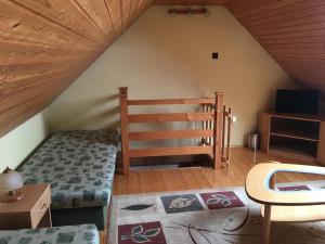 Posteľ alebo postele v izbe v ubytovaní J&M privat