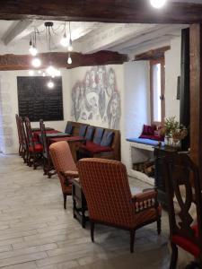 Posezení v ubytování Cafe Vals