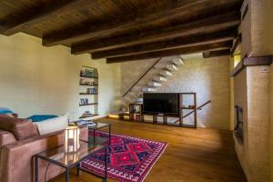 Posezení v ubytování Casa Ulivo