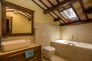 Koupelna v ubytování Casa Ulivo