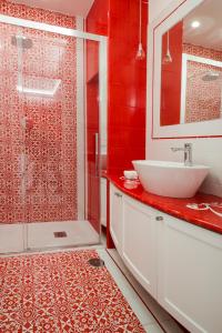 Koupelna v ubytování B&B Maiori Luxury