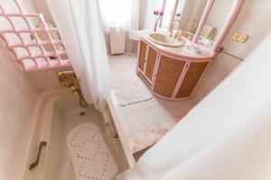 A bathroom at Casa Mare e Monti Castelbuono