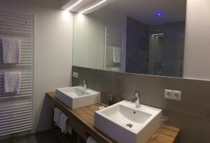 Koupelna v ubytování Hotel Stocker