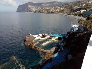 una isla en el agua con un crucero en Apartamentos América - Blue Sea, en Funchal