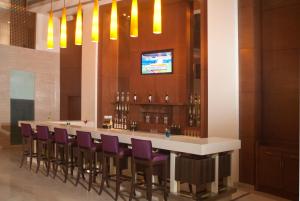 大诺伊达萨沃伊套房酒店酒廊或酒吧区