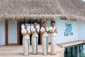 Os clientes hospedados em Safari Island