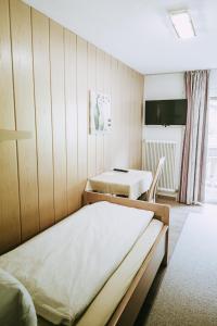 Postel nebo postele na pokoji v ubytování Haus Rainbach