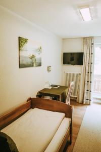 Postel nebo postele na pokoji v ubytování Haus Rainbach