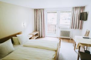 Postel nebo postele na pokoji v ubytování Haus Rainbach