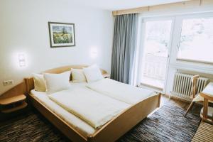 Postel nebo postele na pokoji v ubytování Haus Rainbach
