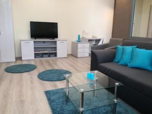 TV a/nebo společenská místnost v ubytování garni Hotel S.O.G.* * *