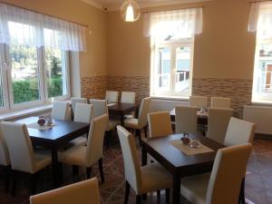 En restaurant eller et andet spisested på Penzion Vesely