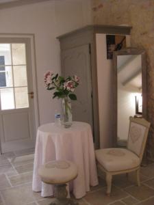 A bathroom at Chambres d'Hôtes La Maline