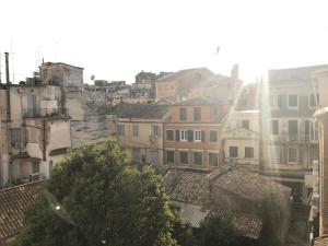 A general view of Korfu or a view of the city taken from Az apartmant