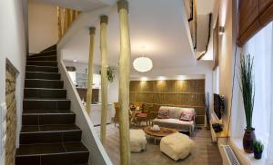 Posteľ alebo postele v izbe v ubytovaní Suites 13 Budapest