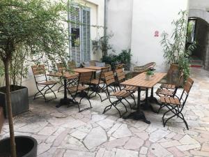 Patio o area all'aperto di Hôtel Central