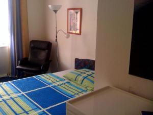 Llit o llits en una habitació de Hotel Line