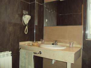 Koupelna v ubytování Hotel Alfageme