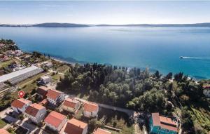 an aerial view of a large body of water at Apartmani Ivana 2 in Kaštela