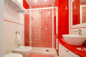 Koupelna v ubytování B&B Maiori Luxury