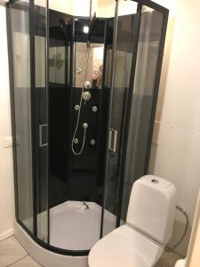Koupelna v ubytování Süda Hostel
