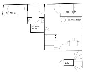 The floor plan of Apartment Center