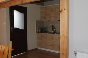 Kuchyňa alebo kuchynka v ubytovaní Apartamenty Górskie